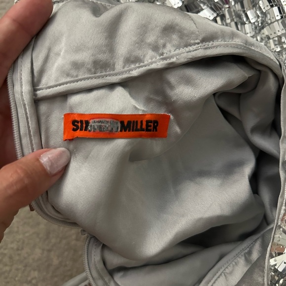 SIMON MILLER Sequin Sculpty Dress - Picture 5 of 7